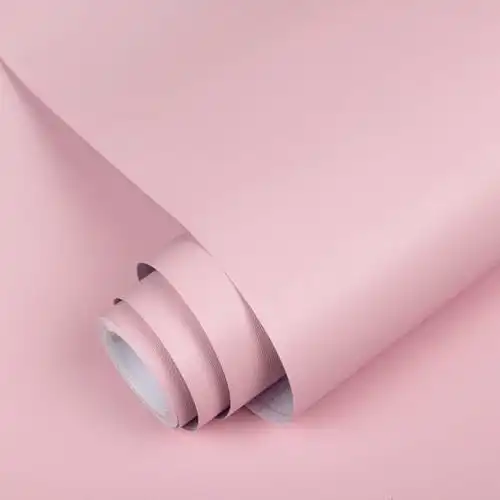 Pink Self-Adhesive Removable Contact Paper
