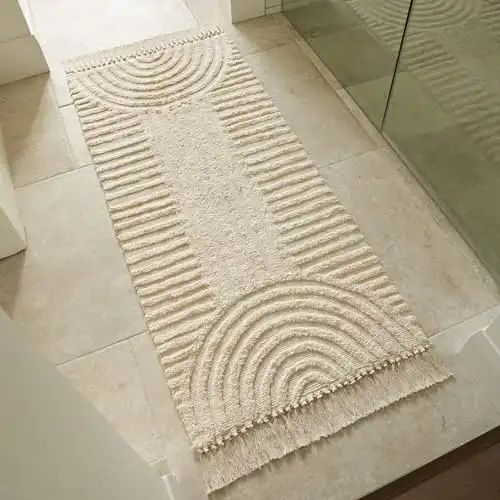 Beautiful Boho Rug with Tassels