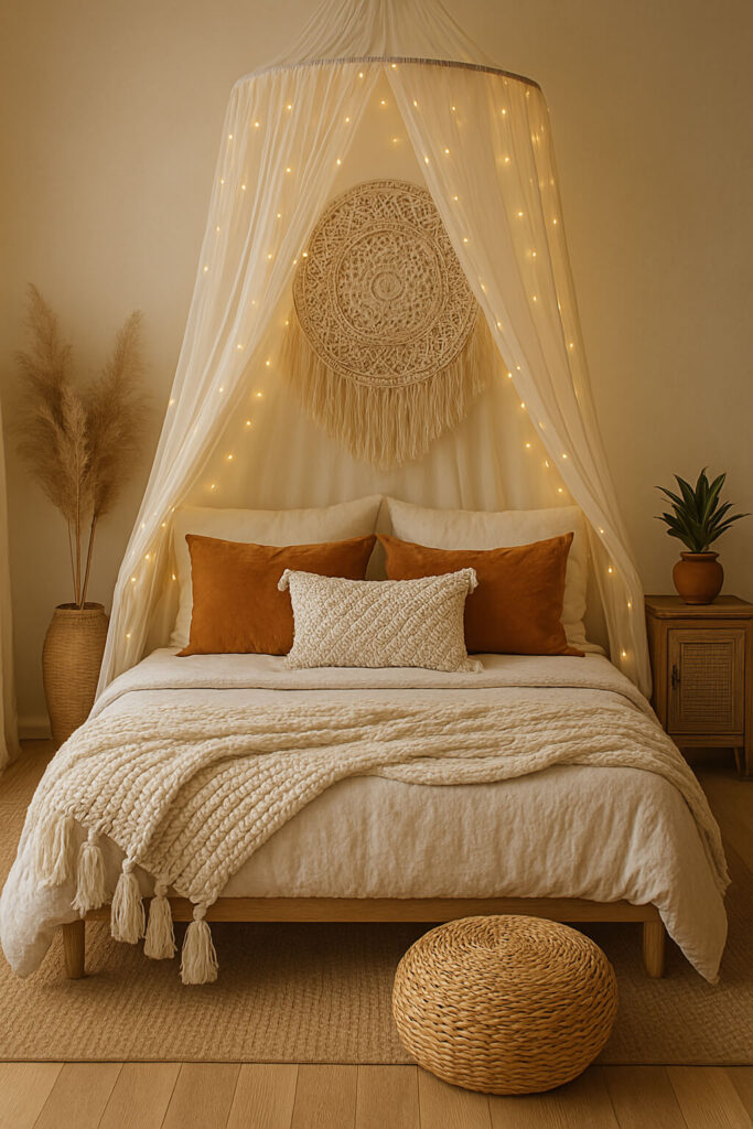 Boho bedroom ideas for Small Rooms