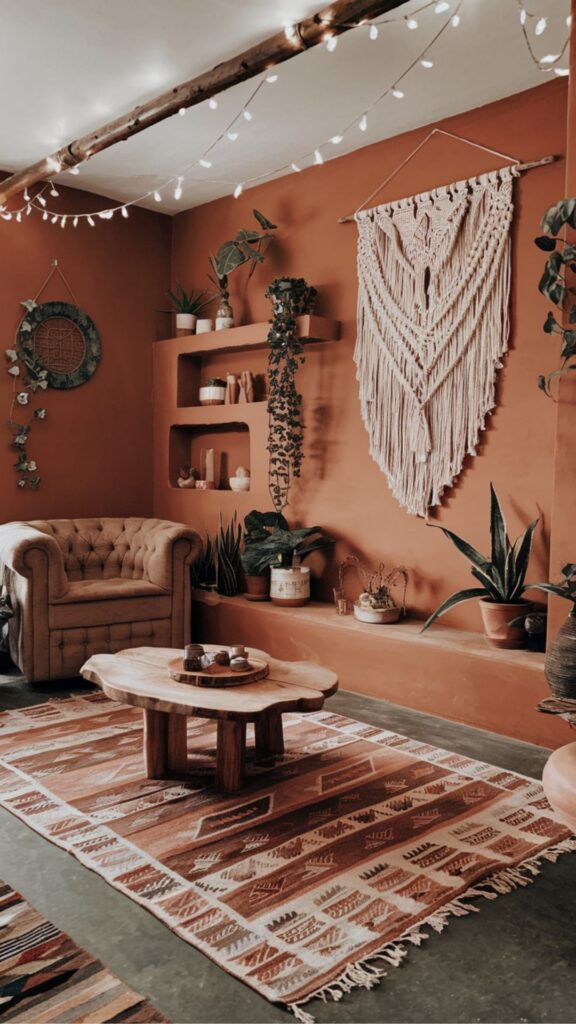 Earthy Bohemian Decor