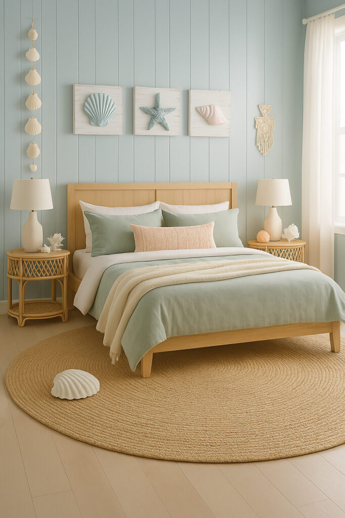 blue boho bedroom ideas
