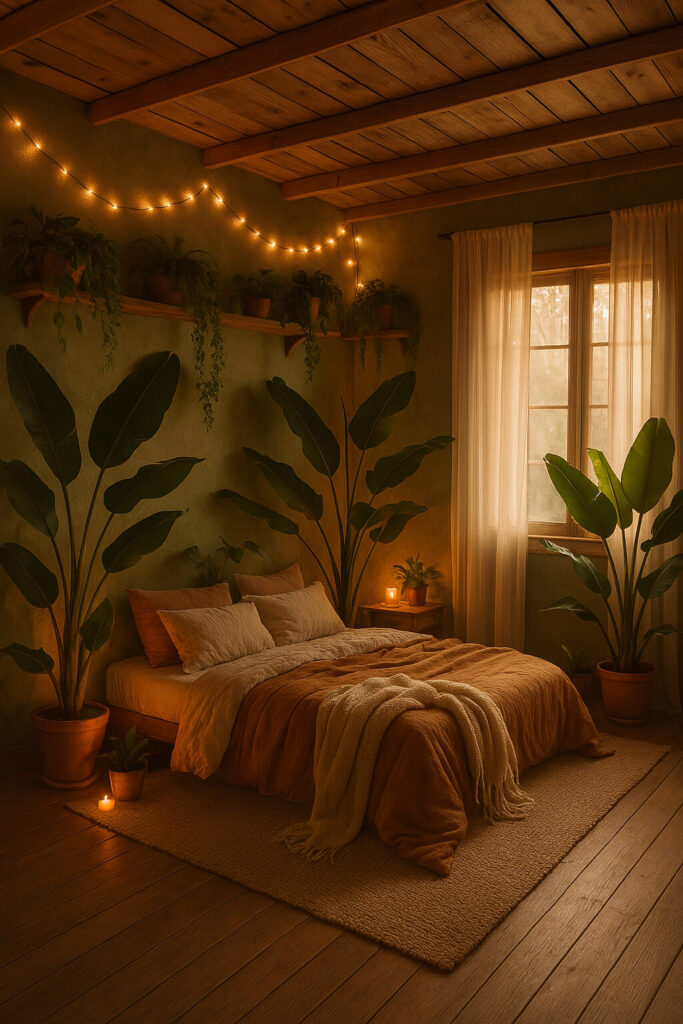 dark boho bedroom ideas