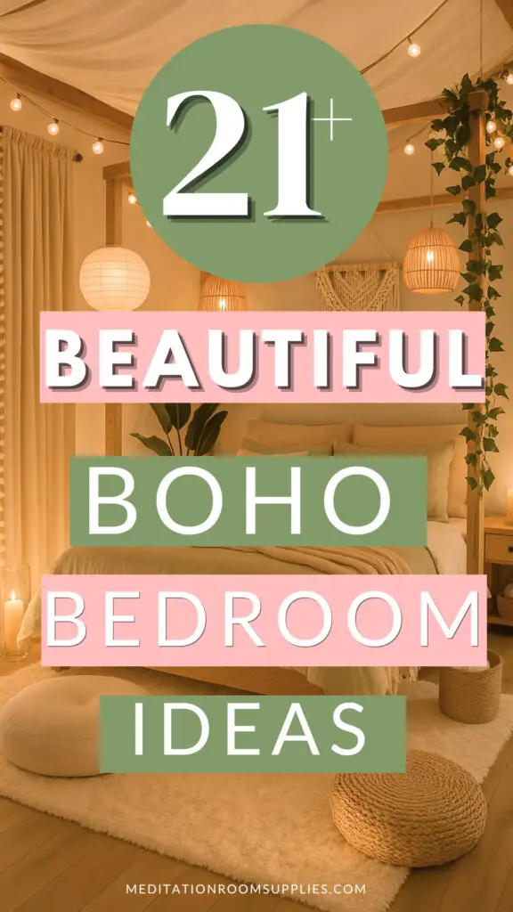 21 beautiful boho bedroom ideas pin
