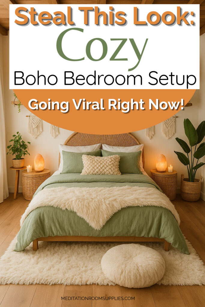 cozy boho bedroom