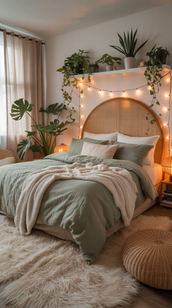 cozy boho bedroom1