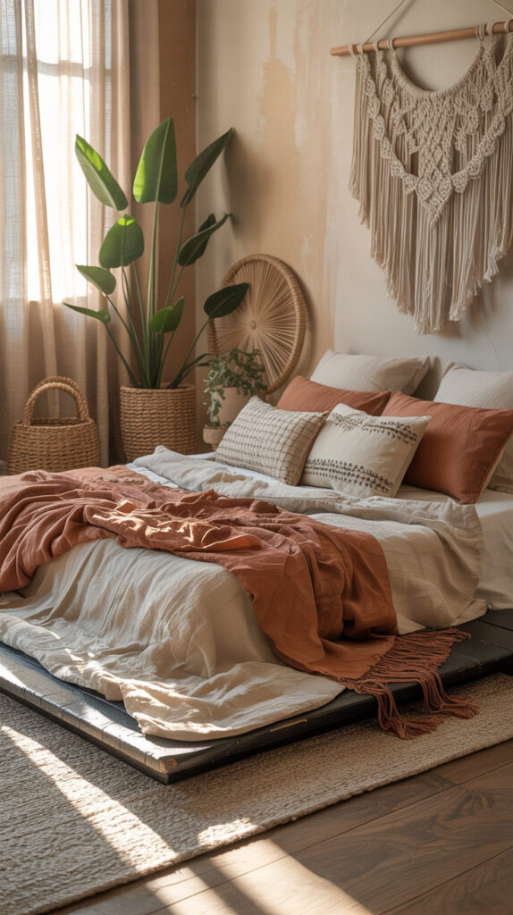 cozy boho bedroom10
