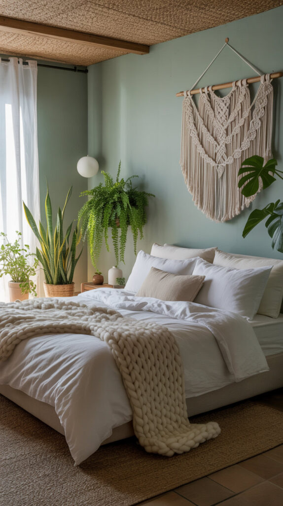 cozy boho bedroom18