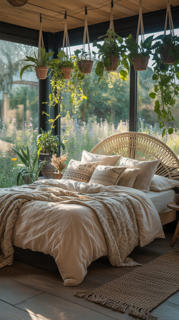 cozy boho bedroom21