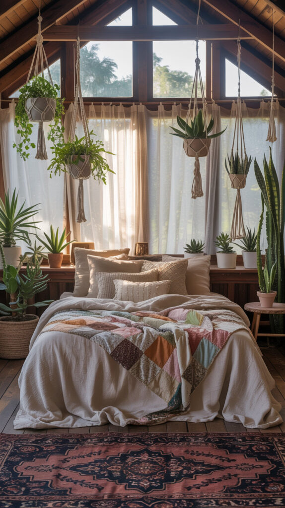 cozy boho bedroom22