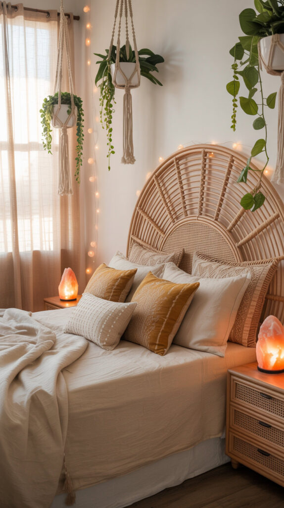 cozy boho bedroom8