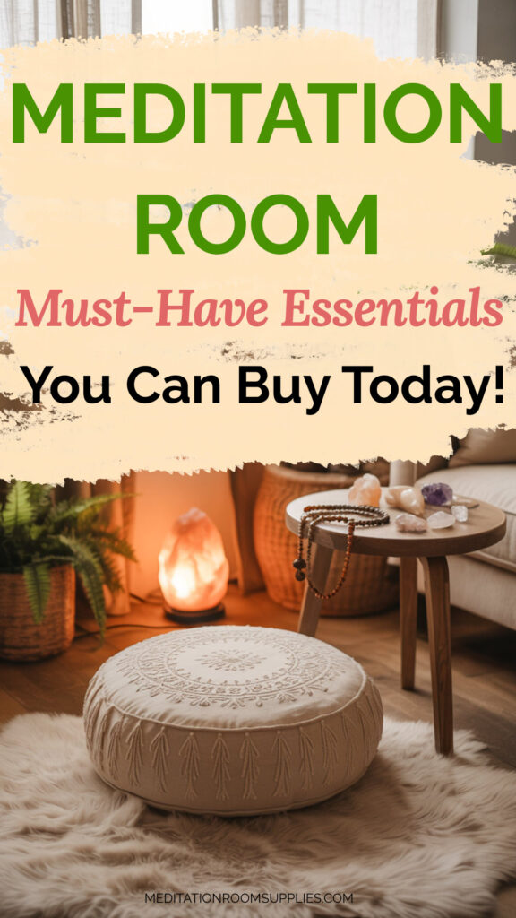 meditation room must-have Essentials you can buy today