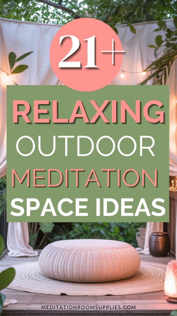 21 relaxing outdoor meditation space ideas