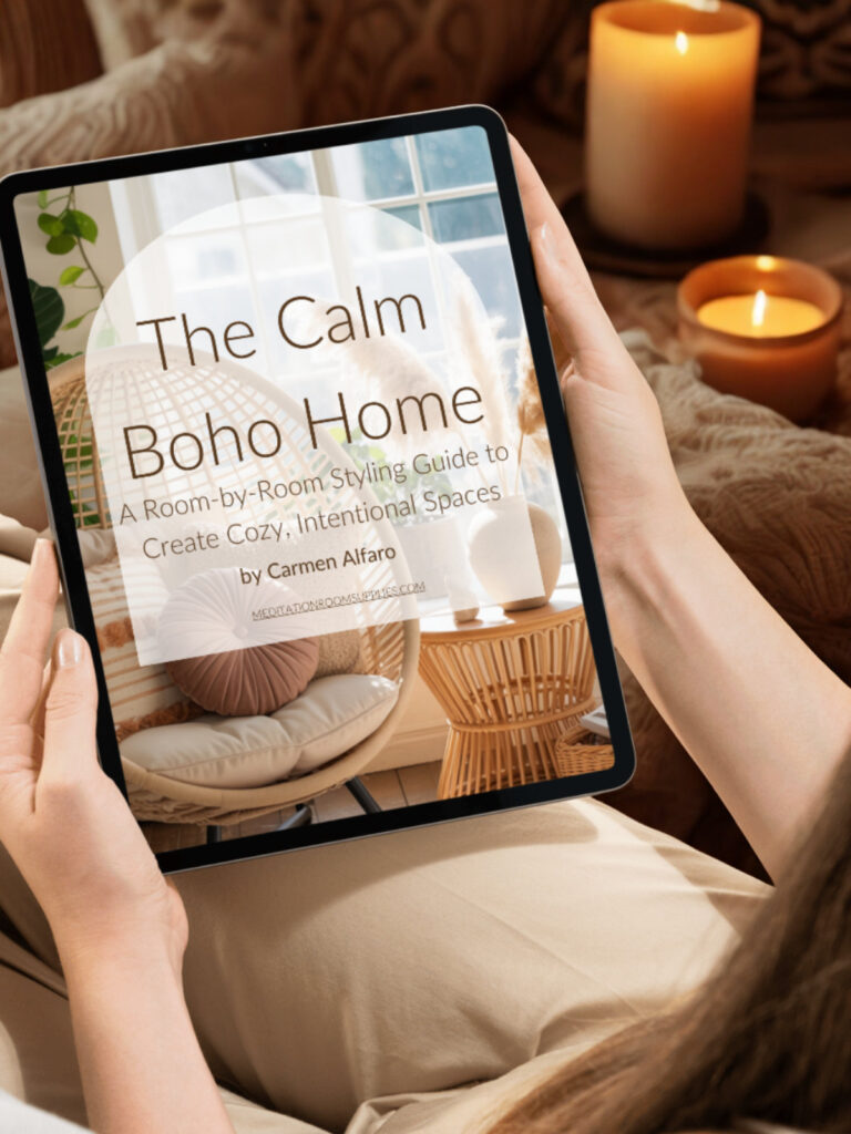 Calm Boho Home On Ipad