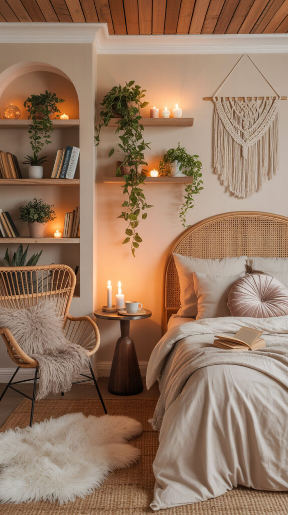 boho chic bedroom11