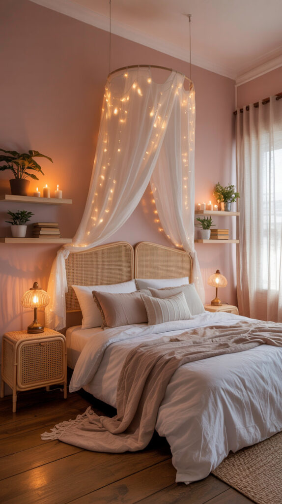 boho chic bedroom23