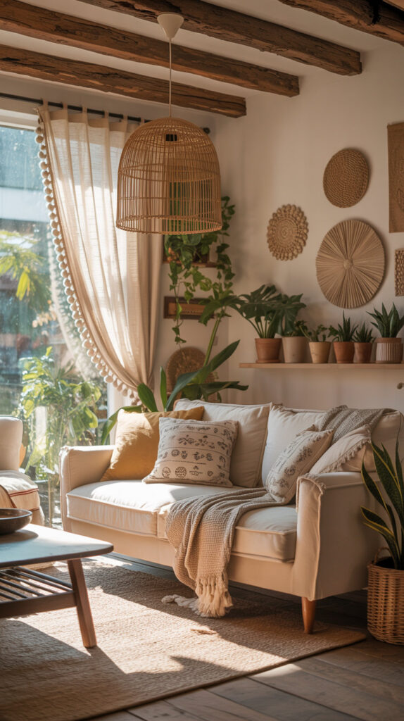 boho living room1