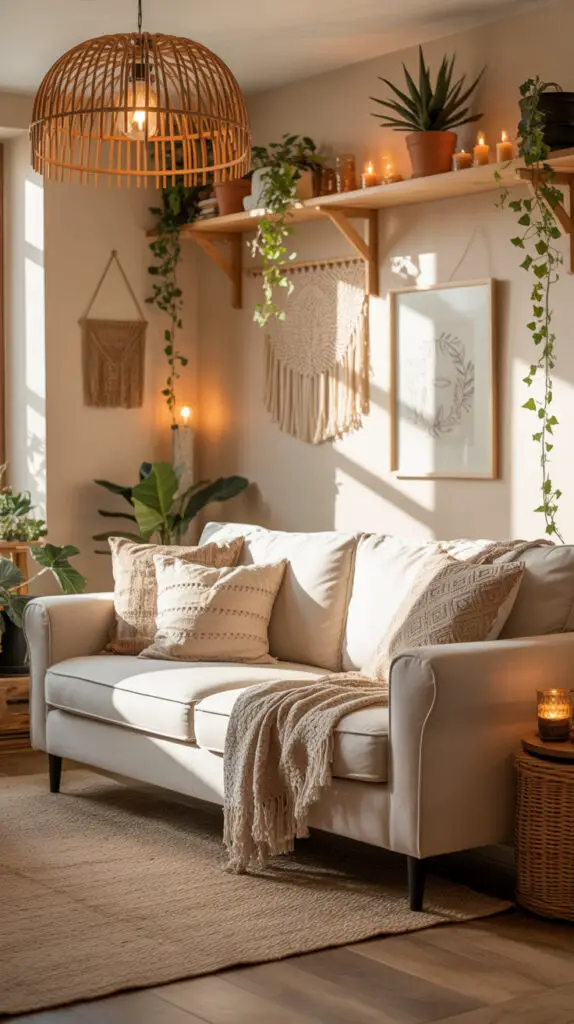 boho living room10