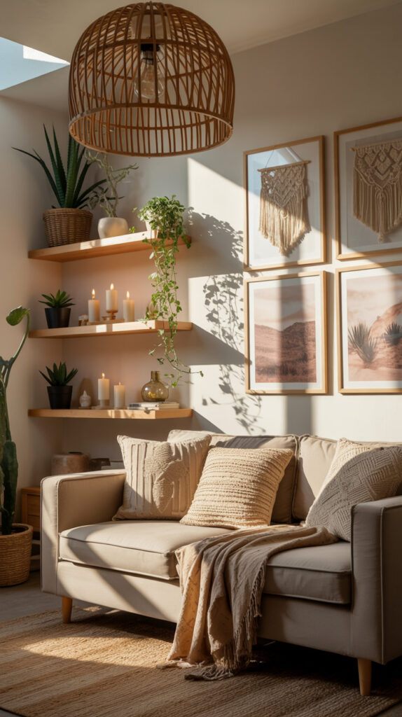 boho living room9