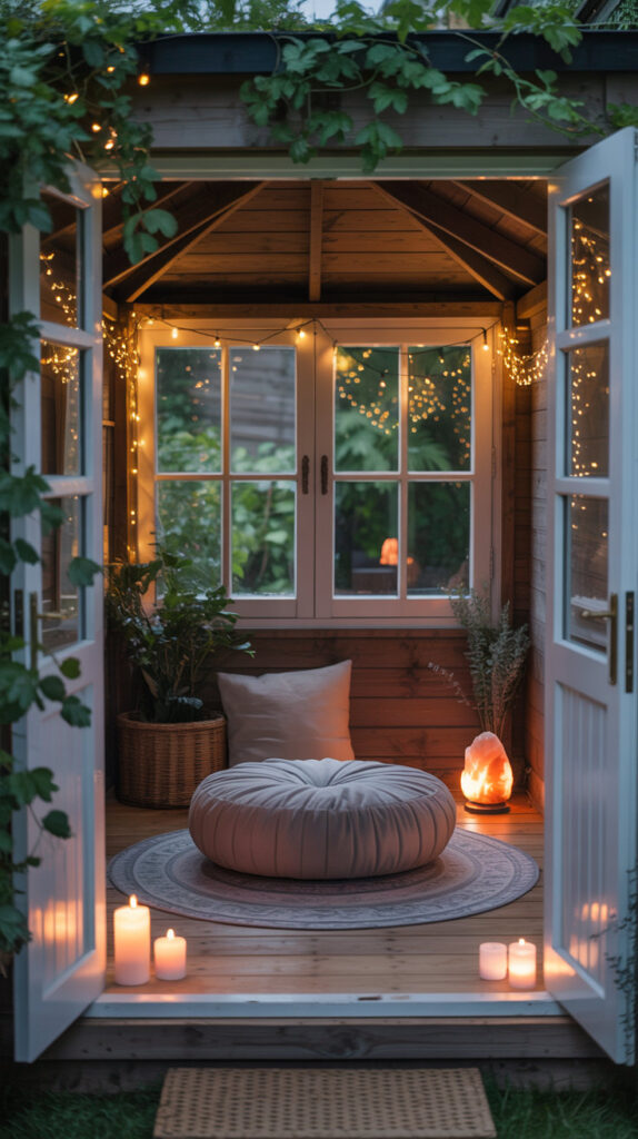 outdoor meditation space ideas34