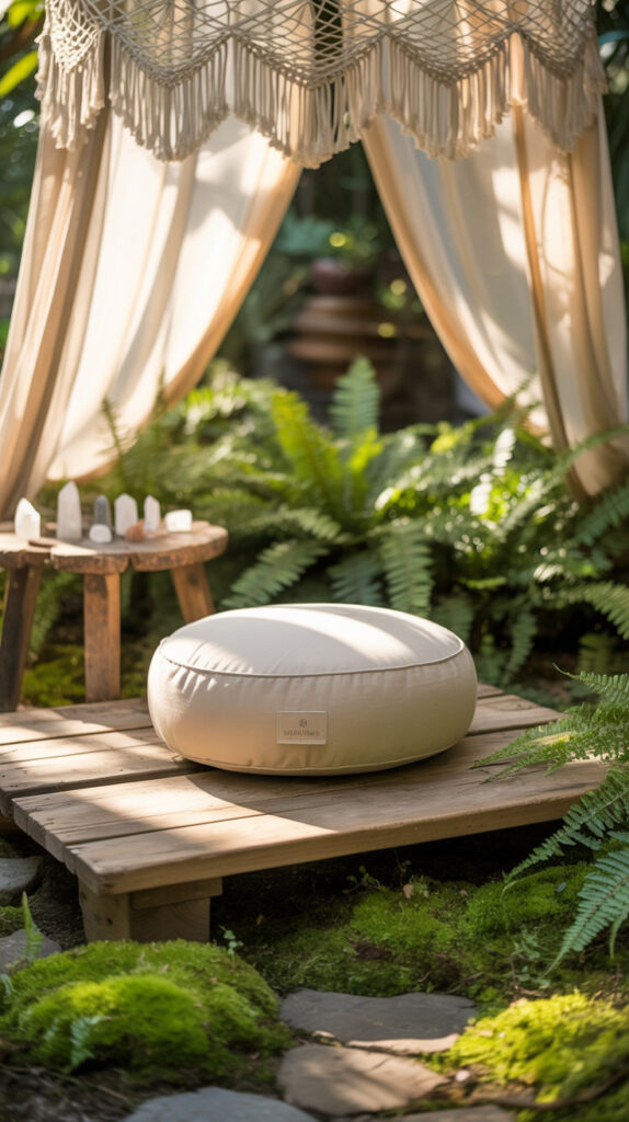 outdoor meditation space ideas64
