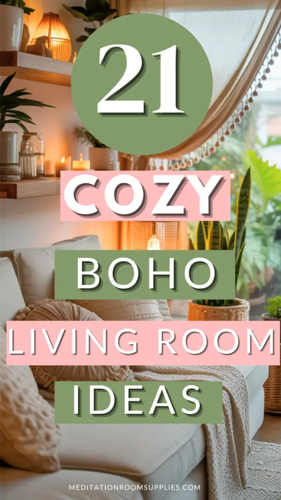 21 cozy boho living room ideas