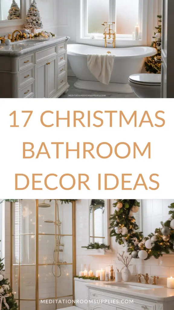 17 christmas bathroom decor ideas